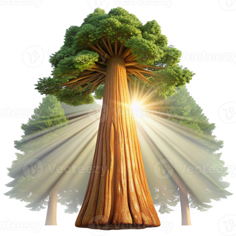 stunning modern A Giant Sequoia Tree Reaching Towards The genuine png