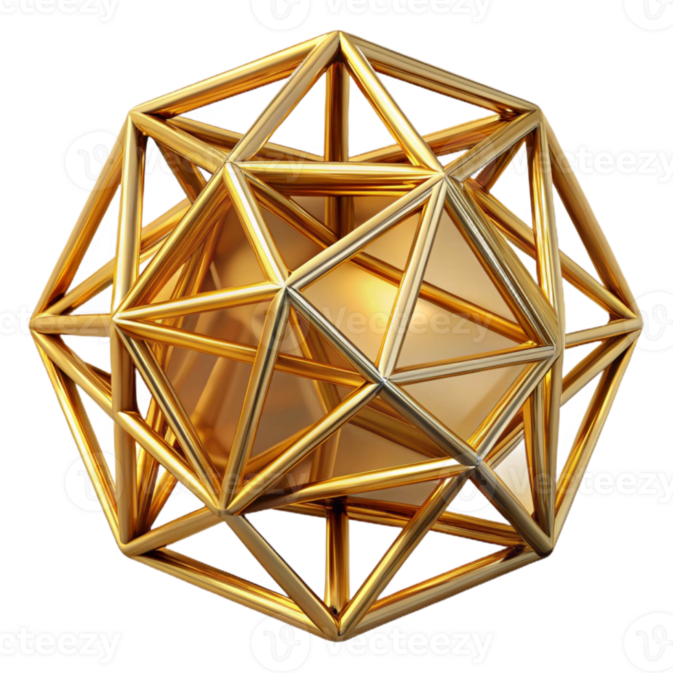 extraordinary modern Interconnected Geometric Fractals professional png