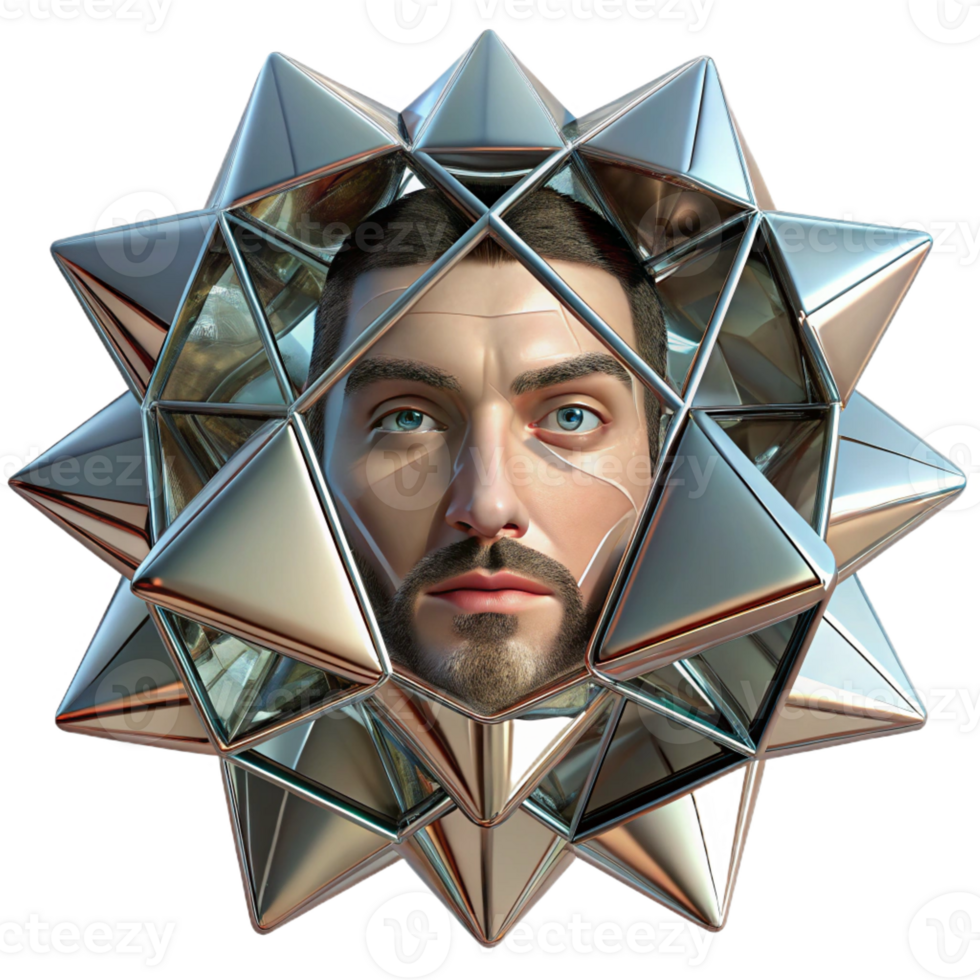 magnificent contemporary A Kaleidoscope of Fractured Mirrors Refl 4K png