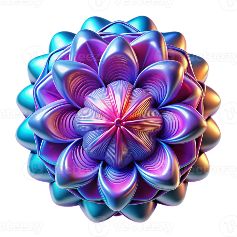 elegant rustic A Close Up View of a Fractal Pattern R high quality png