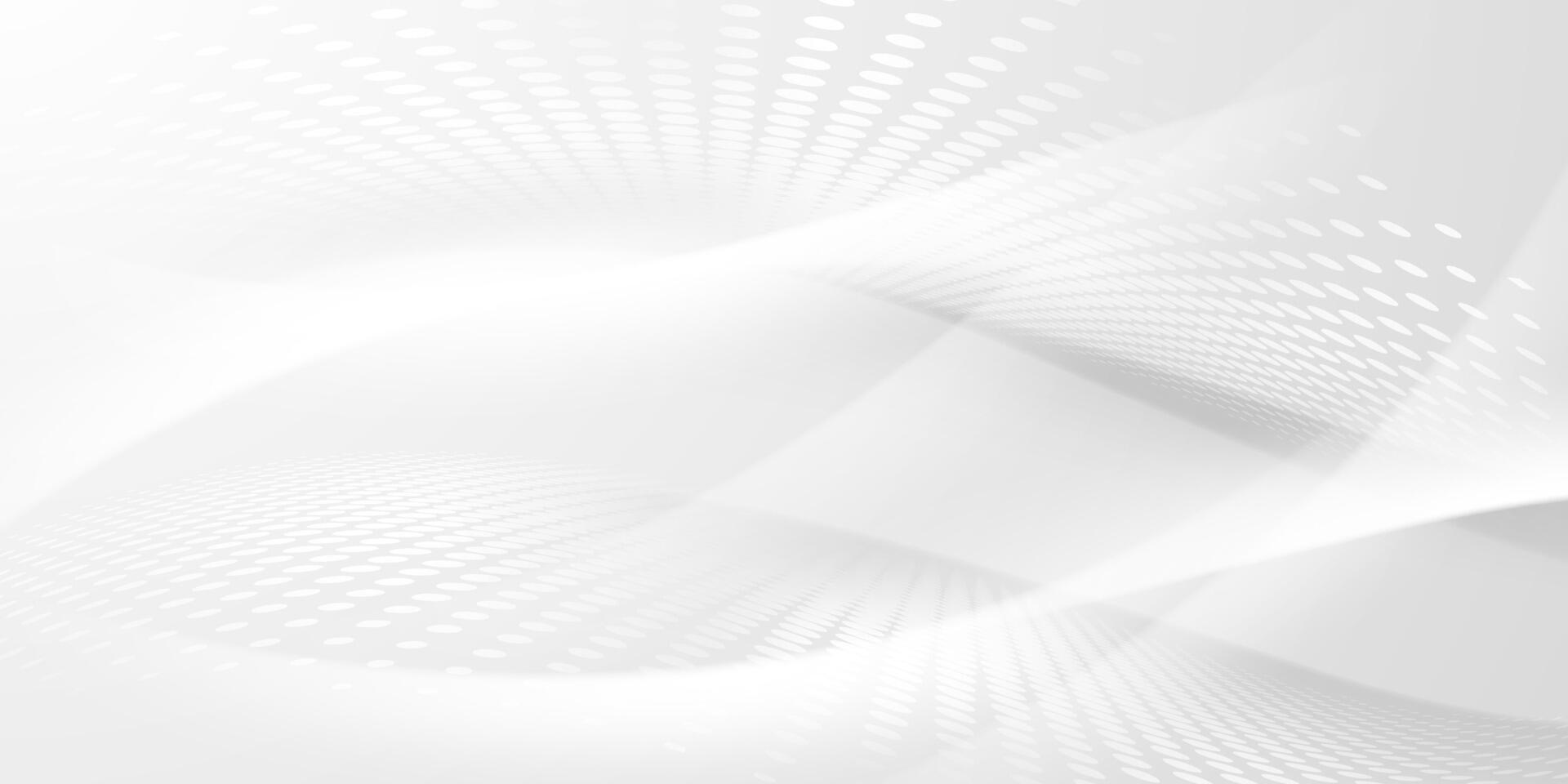 Abstract white background with waves vector