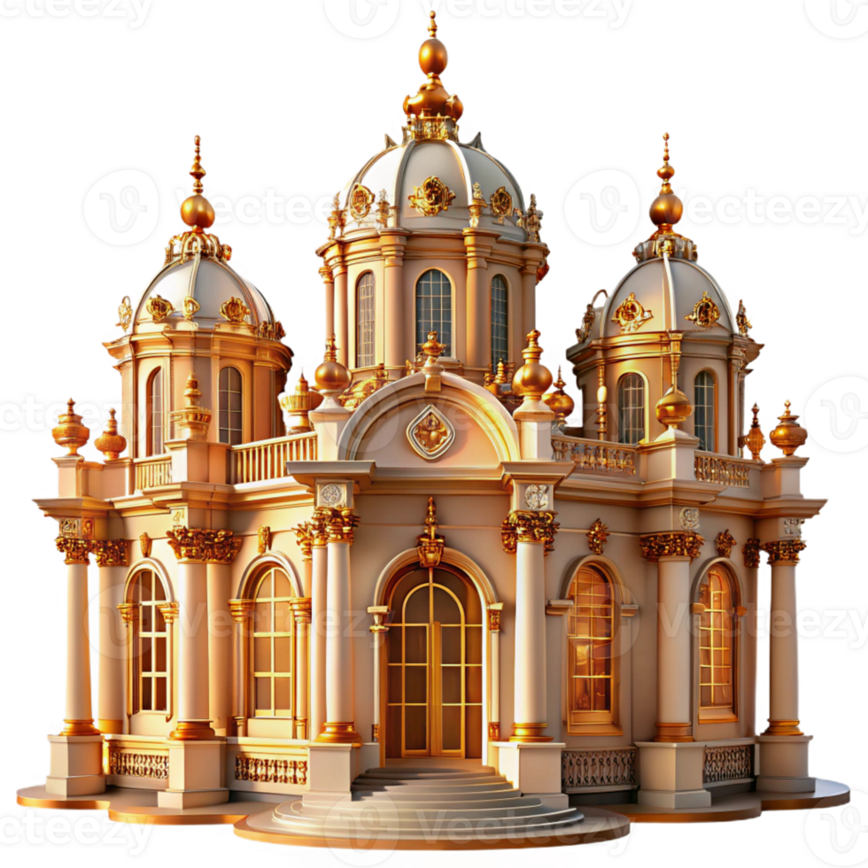 stunning contemporary An Ornate Baroque Palace Golden Hour Li png