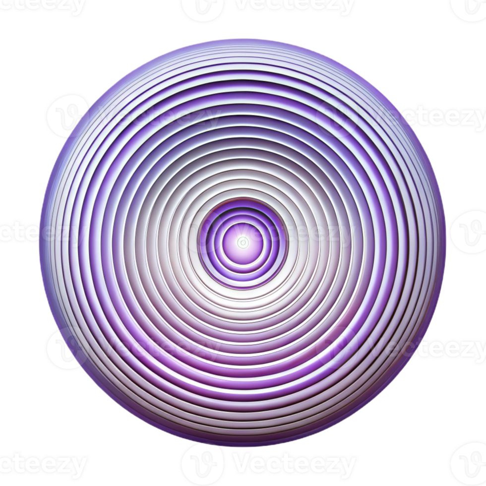 serene vintage A Mesmerizing Pattern of Concentric Cir high quality png