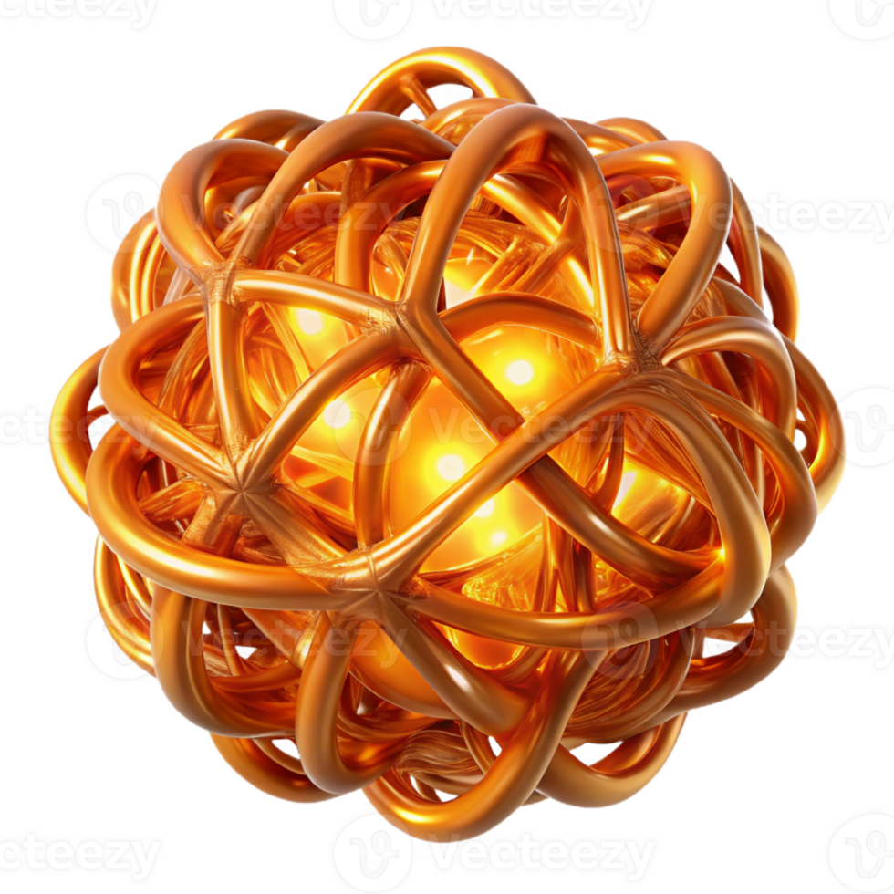 wonderful classic A Web of Interconnected Glowing Filaments original png