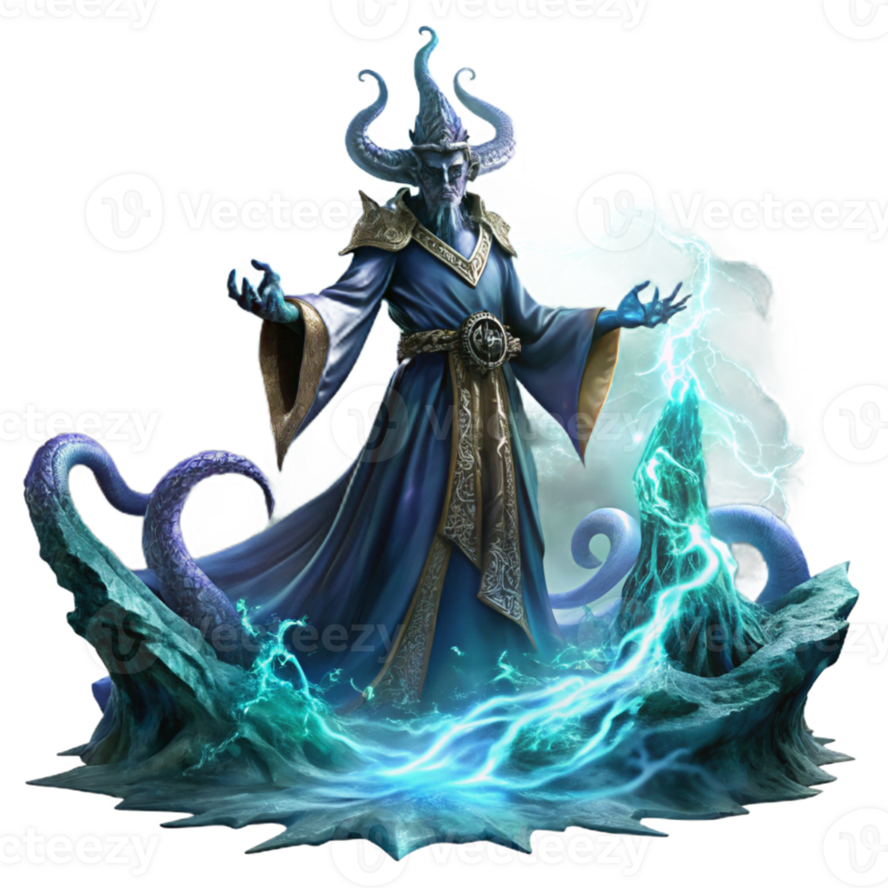 magnificent modern A Powerful Sorcerer Summoning a Spectra exclusive png