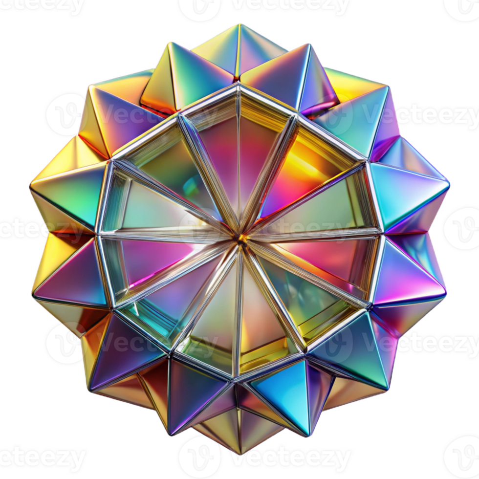 beautiful classic A Kaleidoscope of Fragmented Stained Glass original png