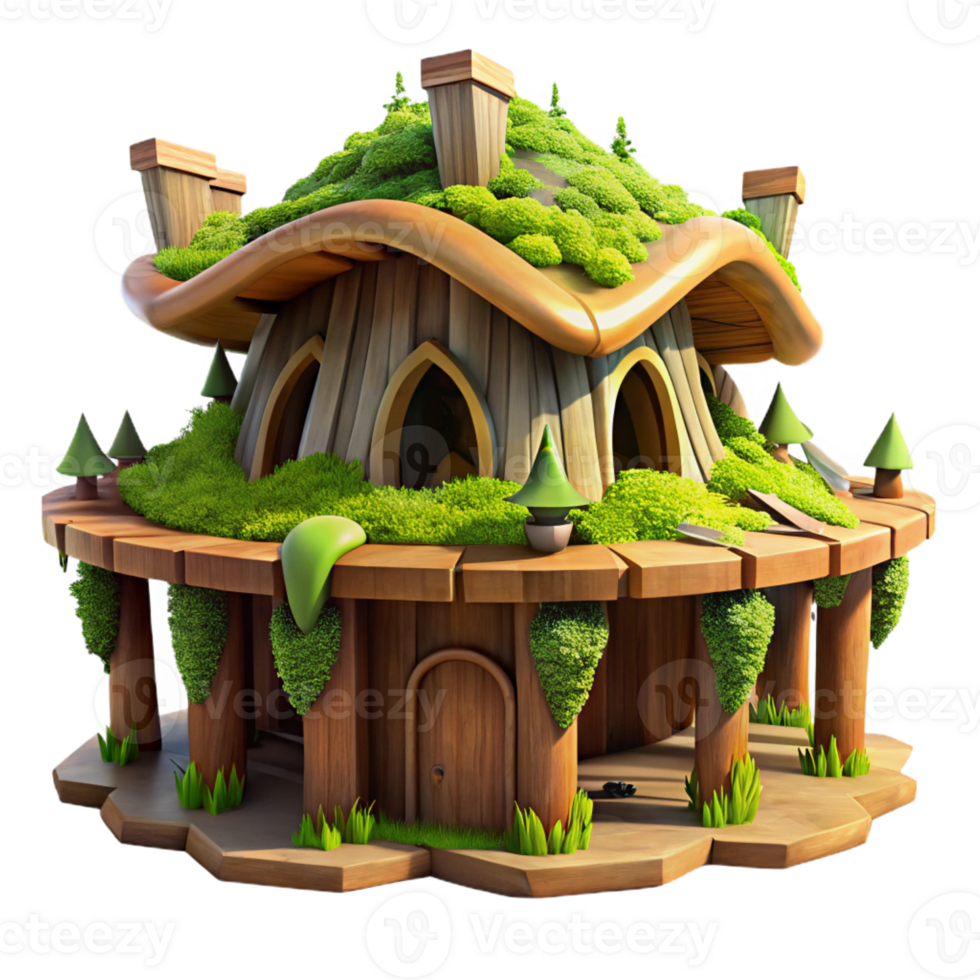elegant modern A Sprawling Organic Looking Building Ma premium png