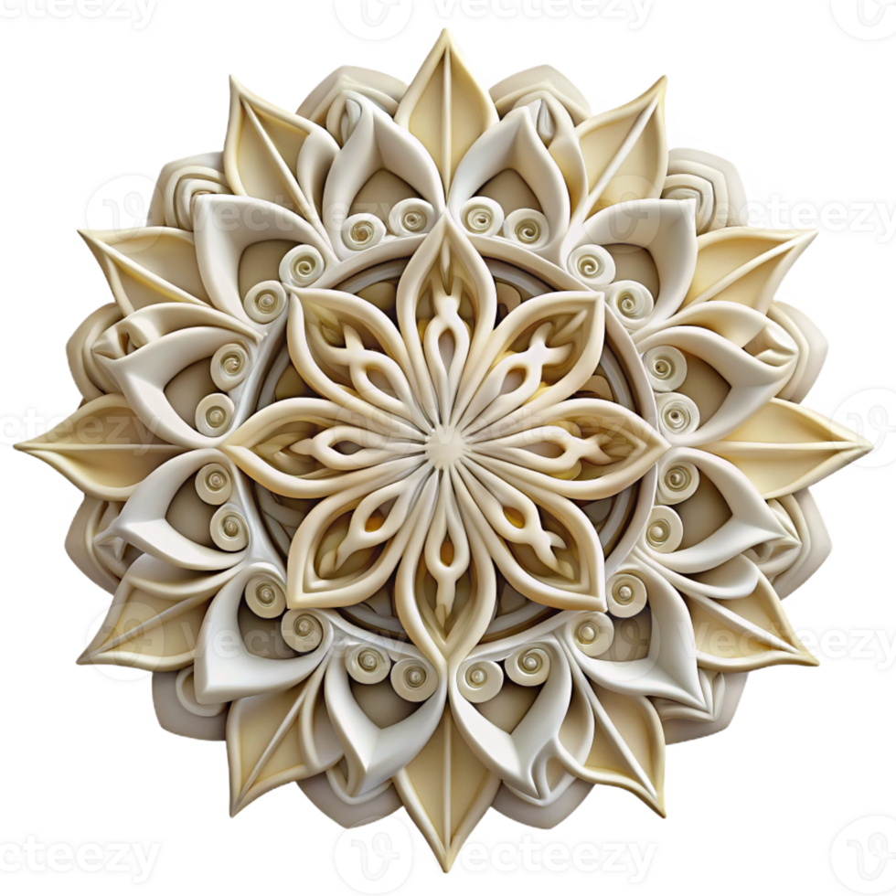 beautiful modern An Intricate Lace Like Pattern in Delica detailed png