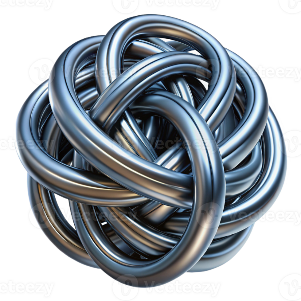 impressive minimalist A Labyrinth of Intertwining Metallic Wire high quality png