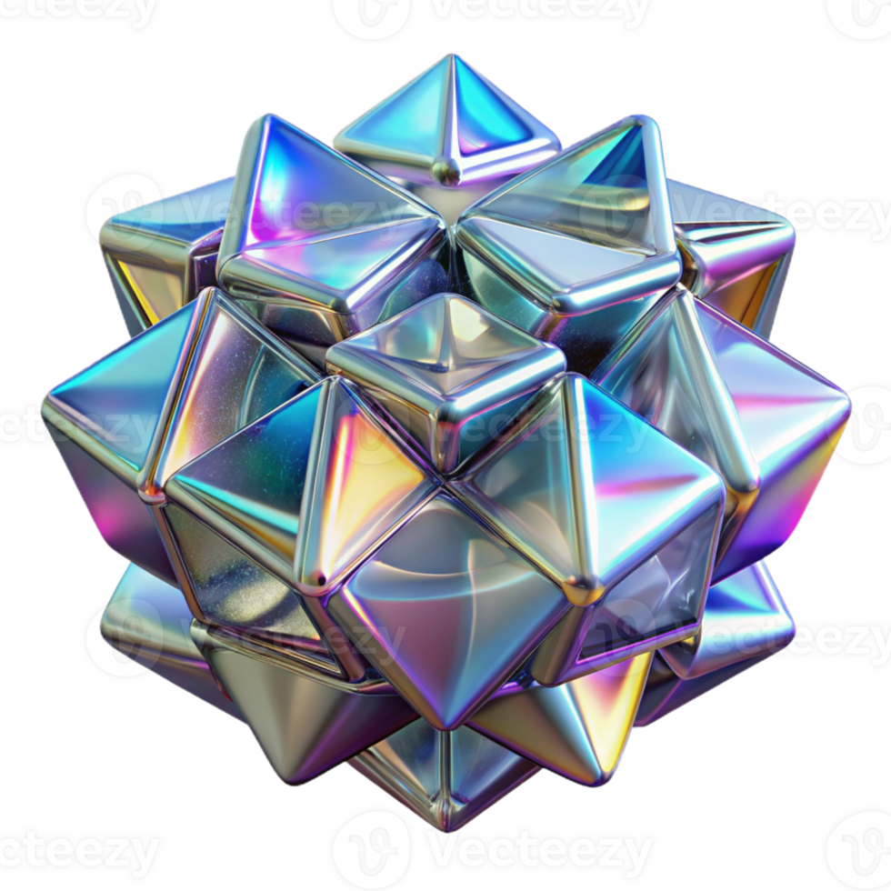 stunning traditional A Chaotic Jumble of Fragmented Holograp high quality png