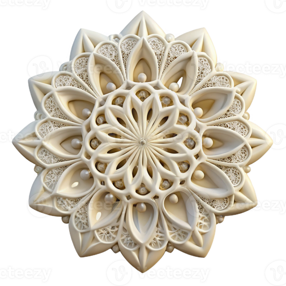 extraordinary contemporary An Intricate Lace Like Pattern in Delica authentic png
