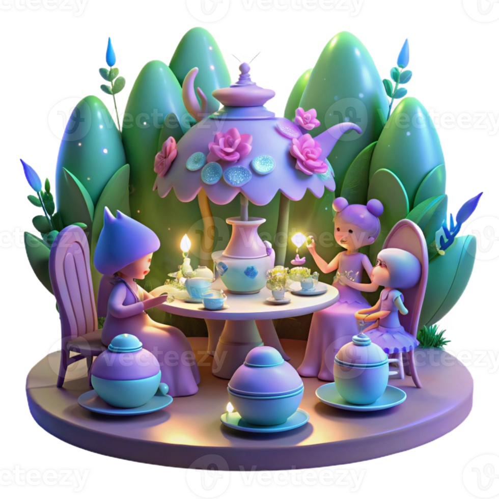 stunning classic A Whimsical Tea Party Hosted by Fairies exclusive png