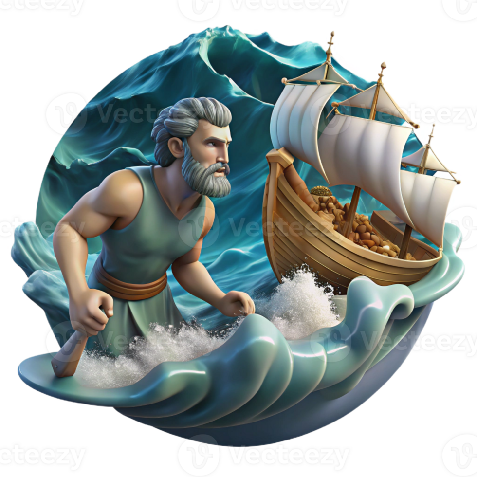 stunning traditional A Courageous Odysseus Facing Scylla And authentic png