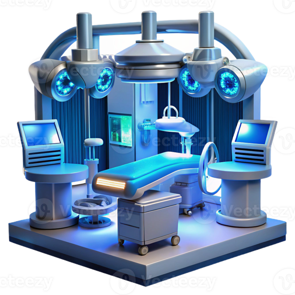 wonderful creative A Futuristic Hospital Operating Room Fill premium png
