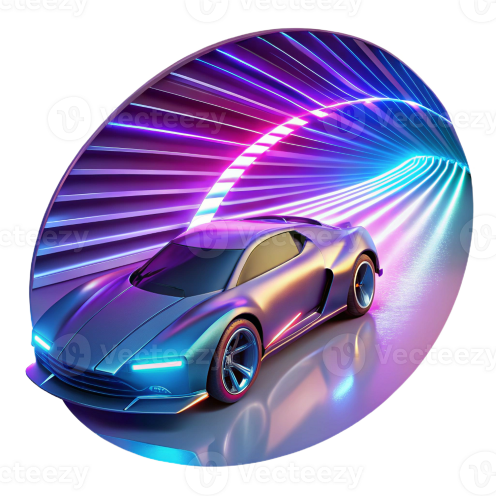 wonderful abstract A Futuristic Racing Vehicle Sleek and Ae original png
