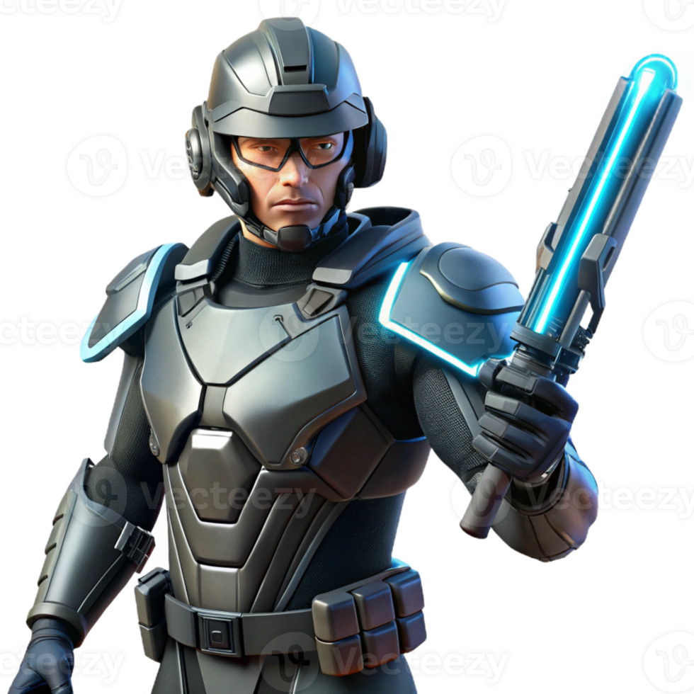 extraordinary modern Futuristic Black Combat Suit high resolution png