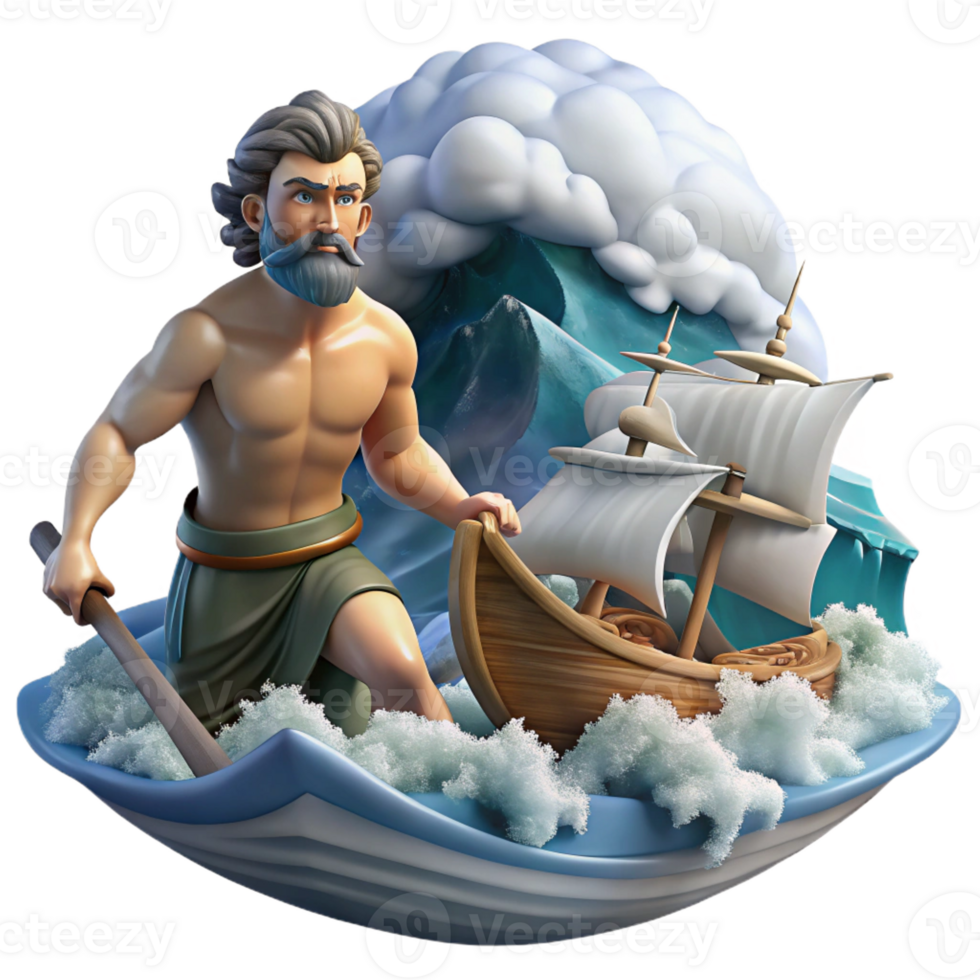 extraordinary minimalist A Courageous Odysseus Facing Scylla And premium png