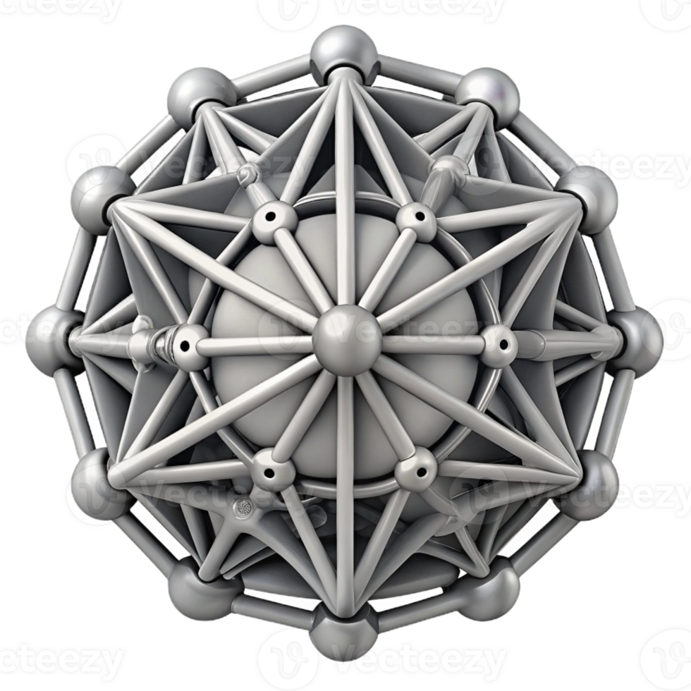 elegant rustic Intricate Fractal Network authentic png