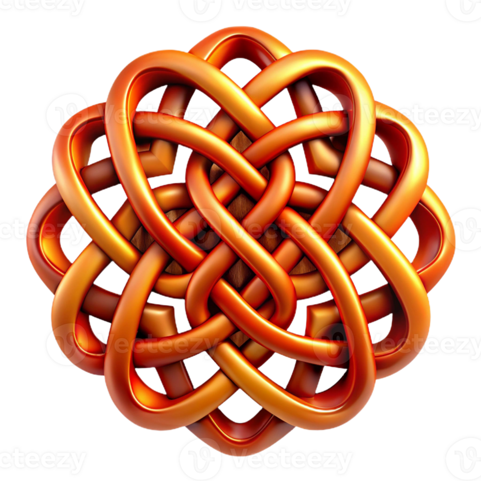dramatic creative Intricate Celtic Knotwork Patterns in Fier premium png