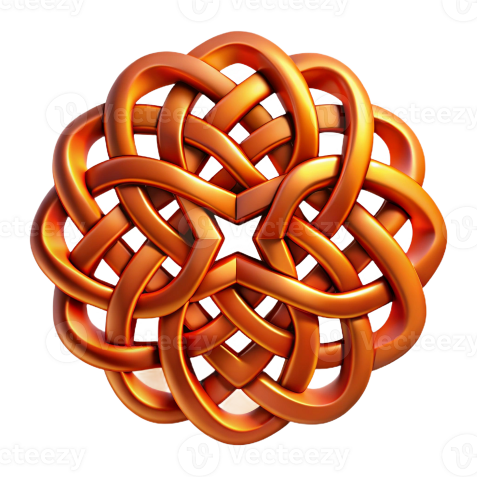 dramatic modern Intricate Celtic Knotwork Patterns in Fier genuine png