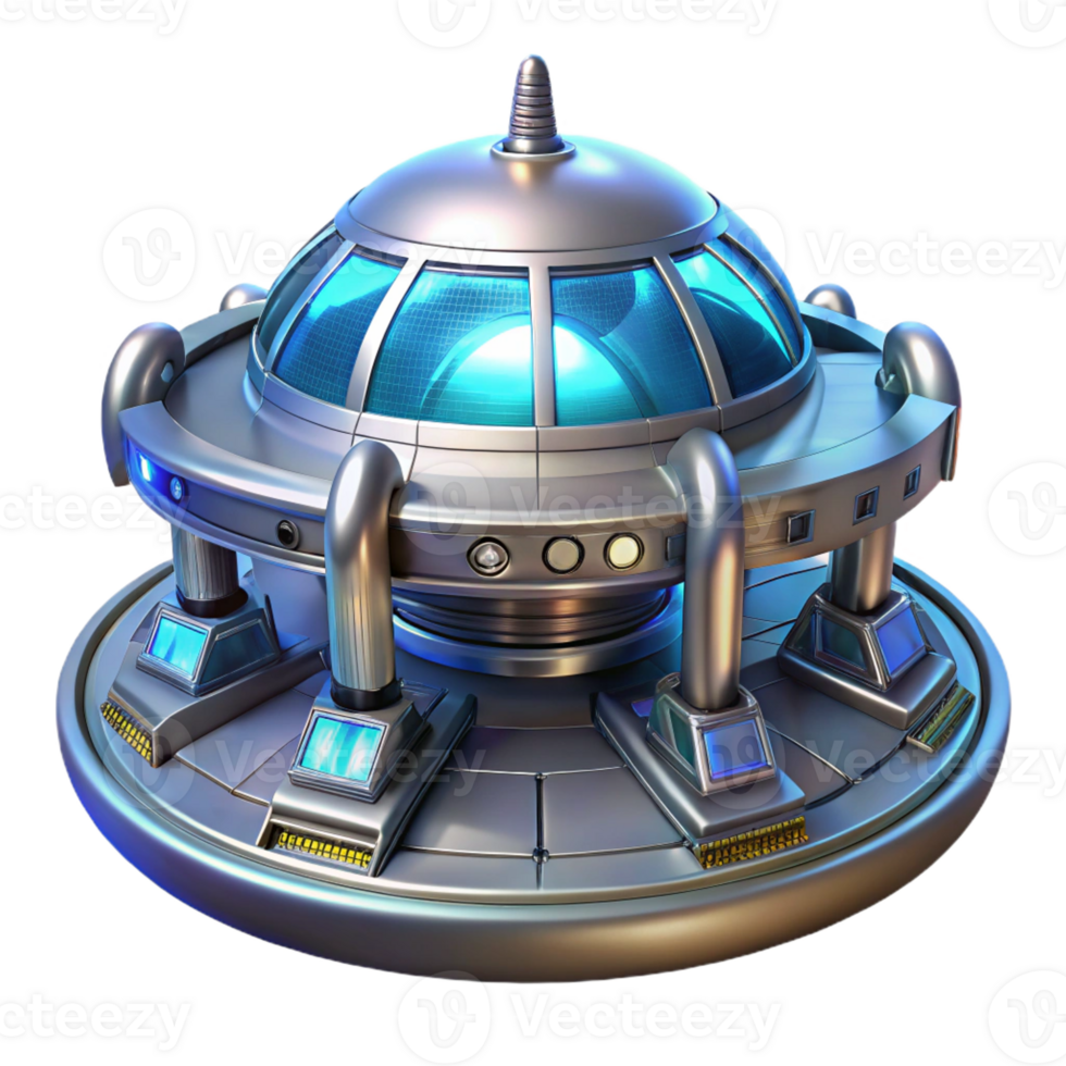 extraordinary rustic A Futuristic Space Station Sleek Metalli original png