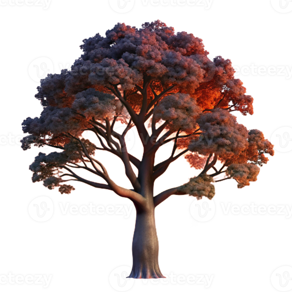 dramatic abstract A Lone Weathered Oak Tree Silhouetted A genuine png