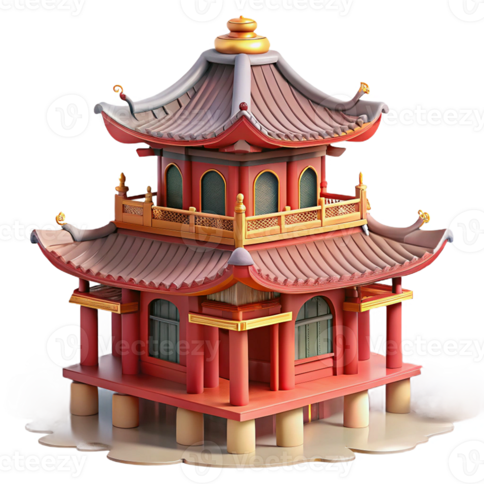 wonderful classic A Traditional Chinese Temple Complex Int genuine png