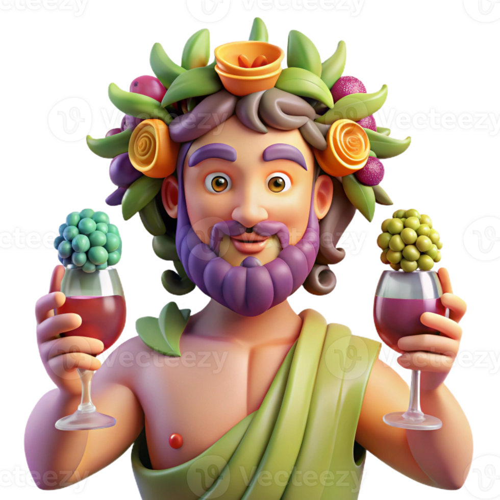 stunning classic Dionysus God of Wine and Revelry Surroun original png