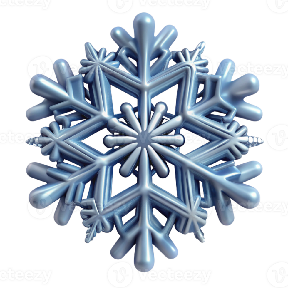 elegant artistic A Close Up of a Snowflake Intricate Deta authentic png
