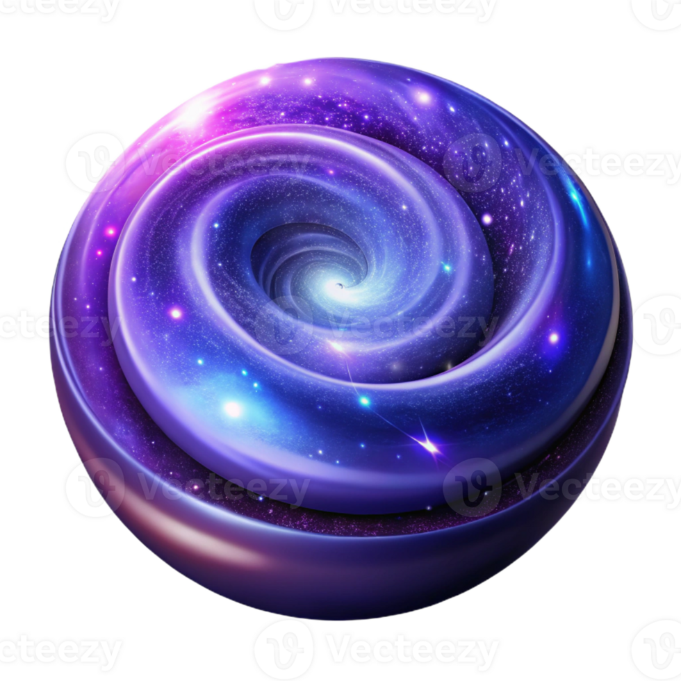 serene artistic Swirling Stardust Galaxy Nebula premium png