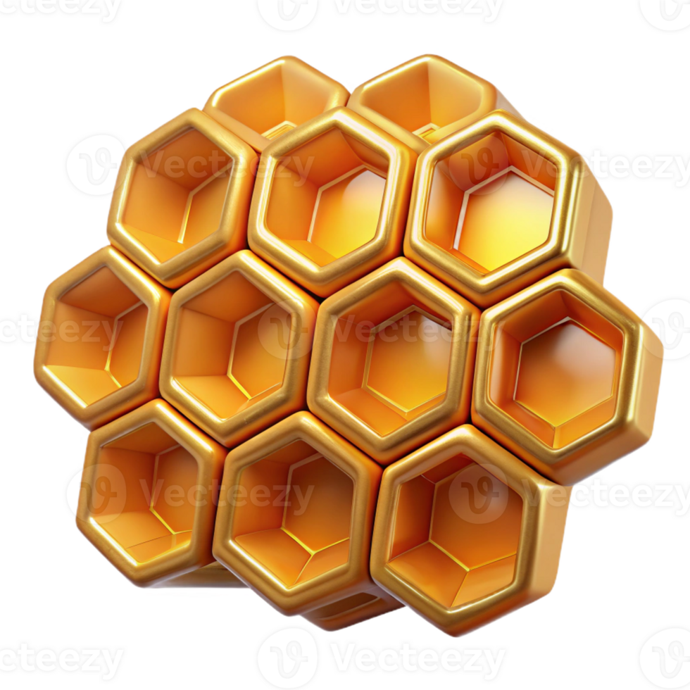 elegant modern A Close Up of a Honeycomb Intricate Det exclusive png