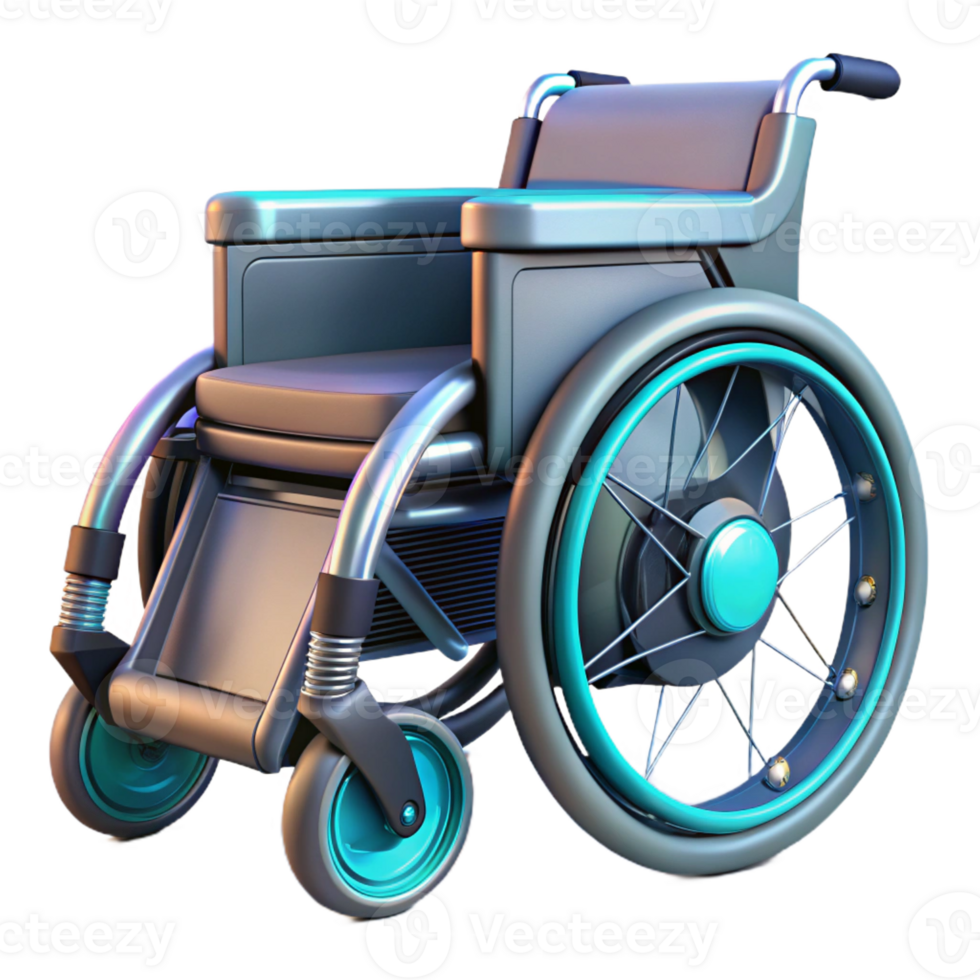elegant abstract A Futuristic Wheelchair with Advanced Mob professional png
