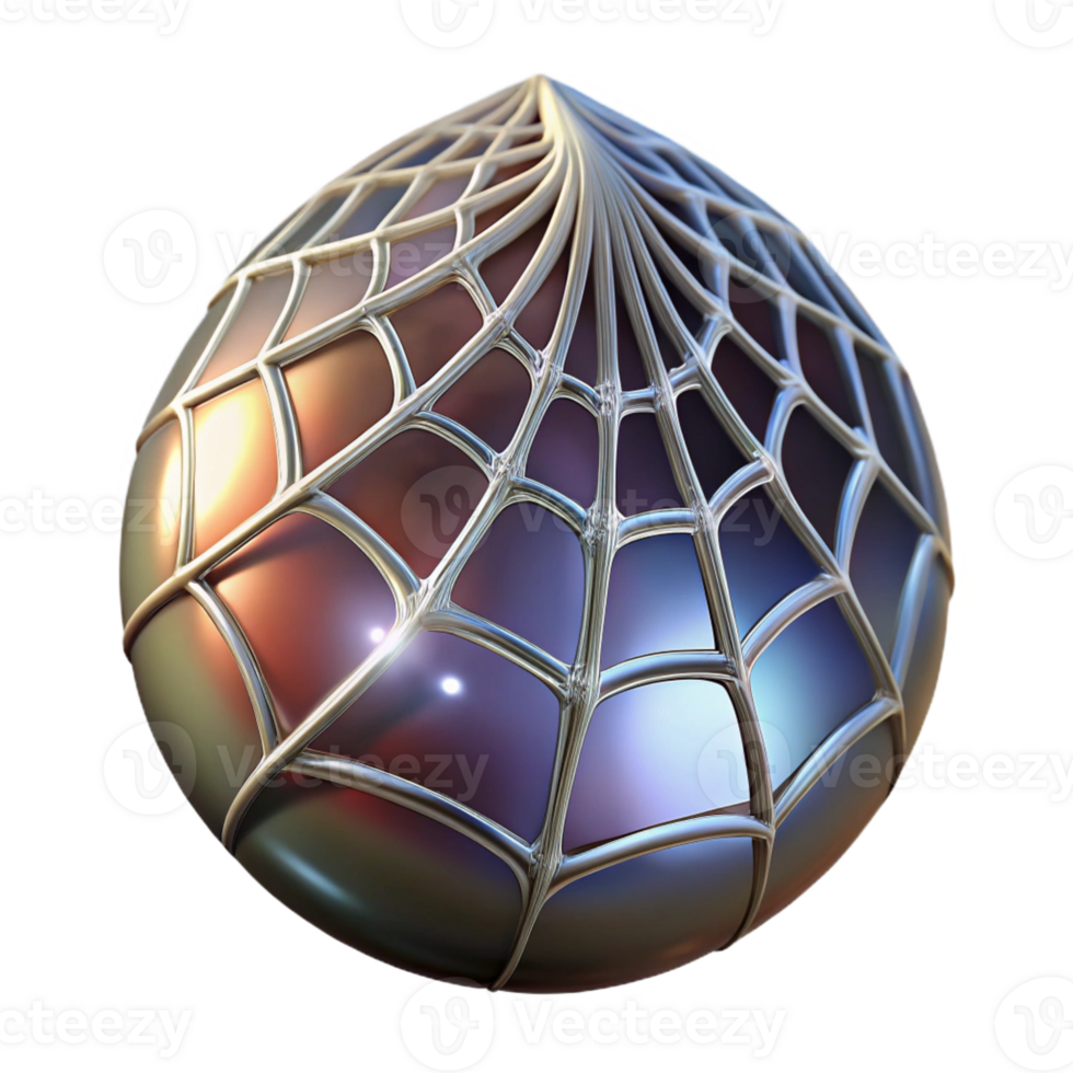 dramatic contemporary A Close Up of a Dewdrop on a Spiderweb premium png