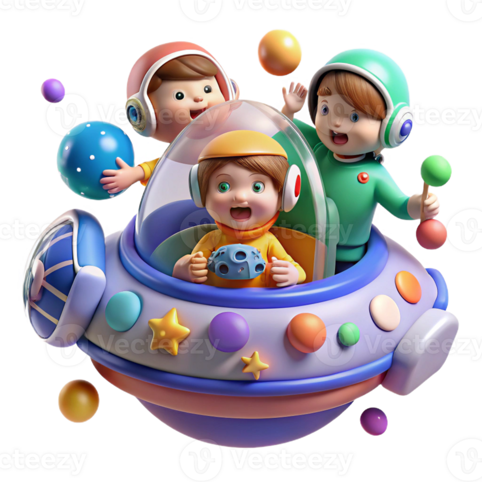 dramatic rustic A Group of Children Playing in a Zero Gr detailed png