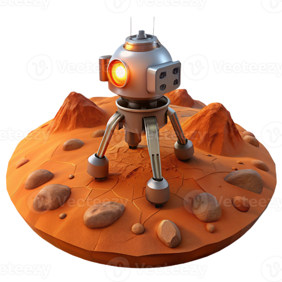 extraordinary modern A Solitary Robotic Probe Exploring The high resolution png