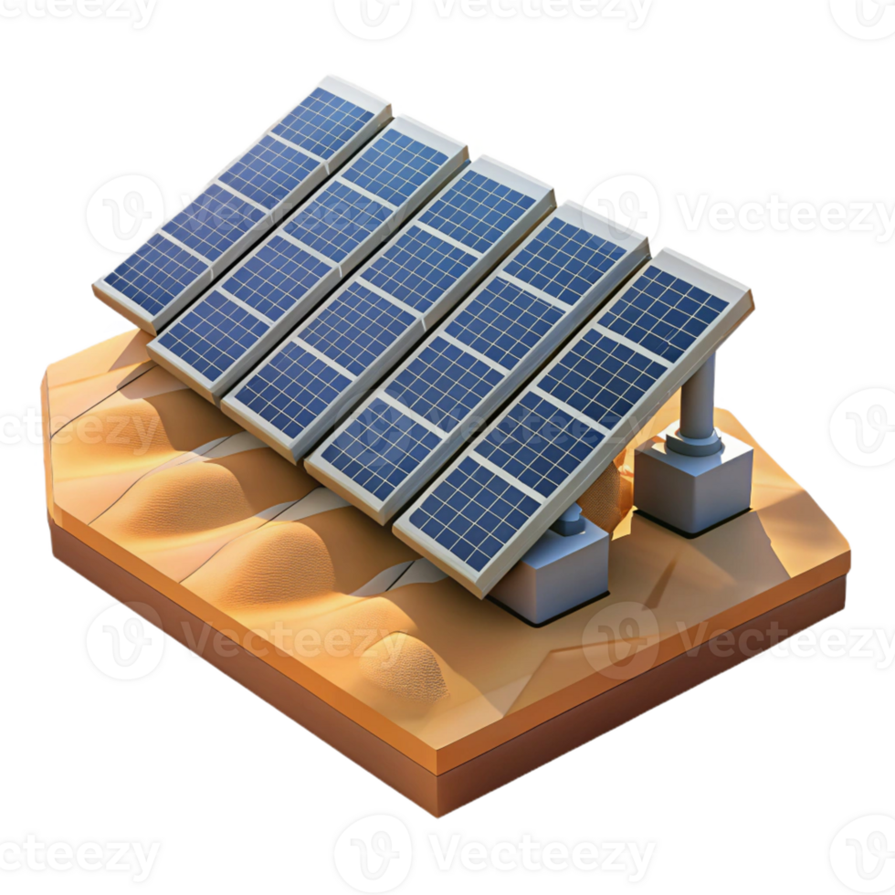 serene traditional A Solar Panel Farm Stretching Across a Vas authentic png