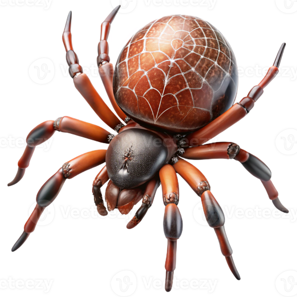serene minimalist A Close Up of a Spider Spinning Its Web authentic png