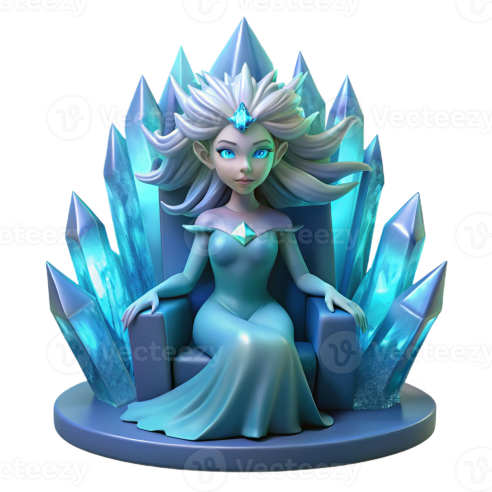 elegant creative A Alien Princess with Flowing high resolution png