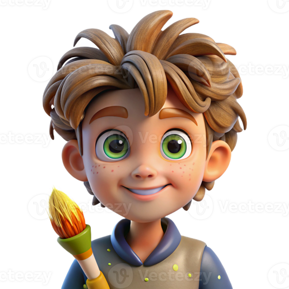 extraordinary traditional Portrait of a Curious Child with Wide Eye original png