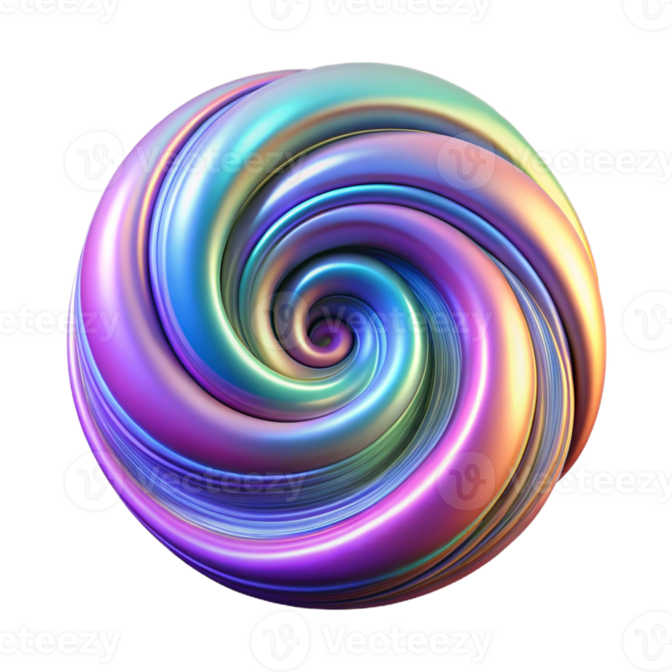 vibrant modern A Swirling Vortex of Chromatic Aberratio png