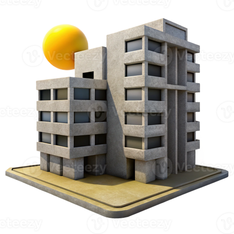 wonderful contemporary A Brutalist Concrete Apartment Complex Ha genuine png