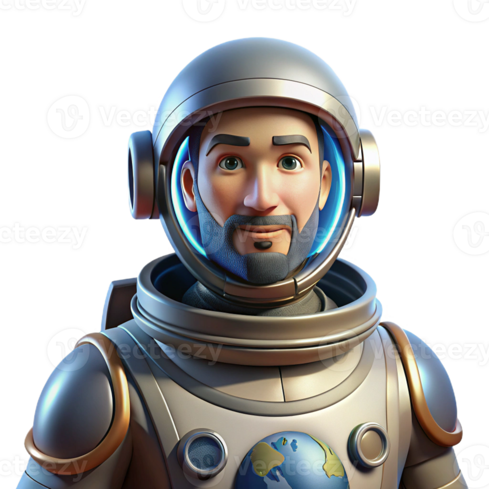 elegant creative Determined Astronaut in Space Suit high resolution png
