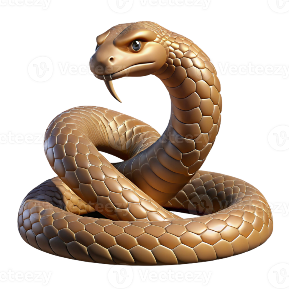 wonderful minimalist Rattlesnake Coiled, Ready to Strike png