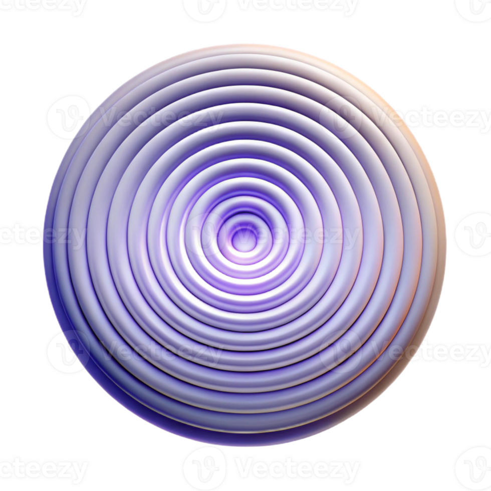vibrant artistic A Mesmerizing Pattern of Concentric Cir genuine png