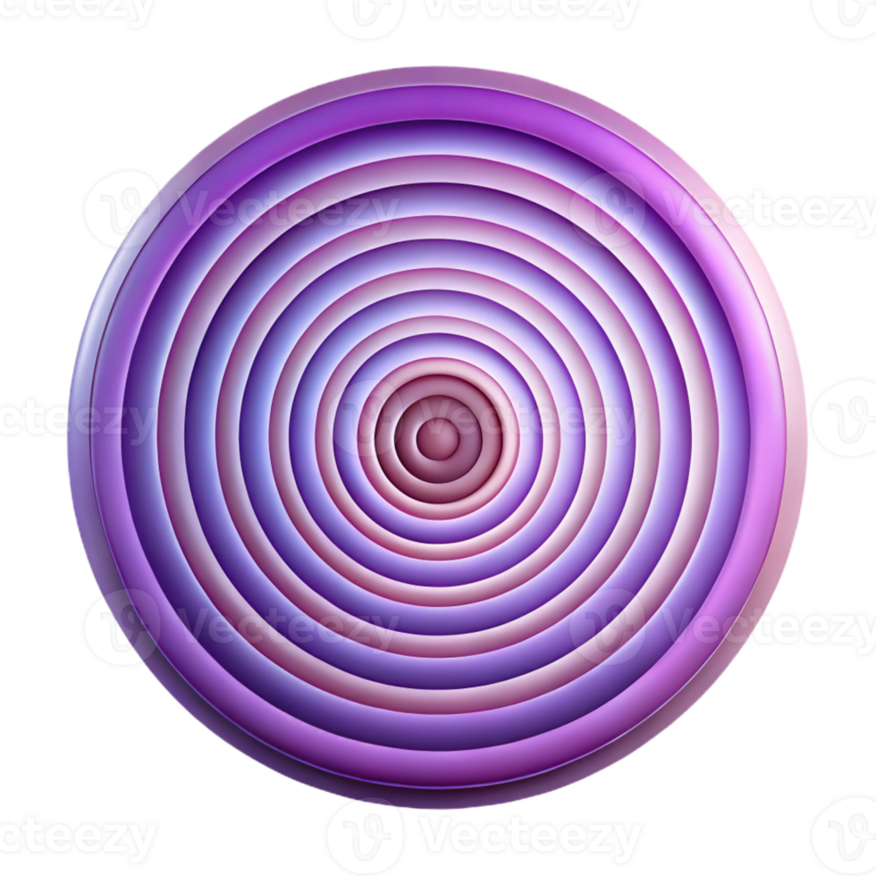 vibrant minimalist A Series of Concentric Circles Radiating high quality png