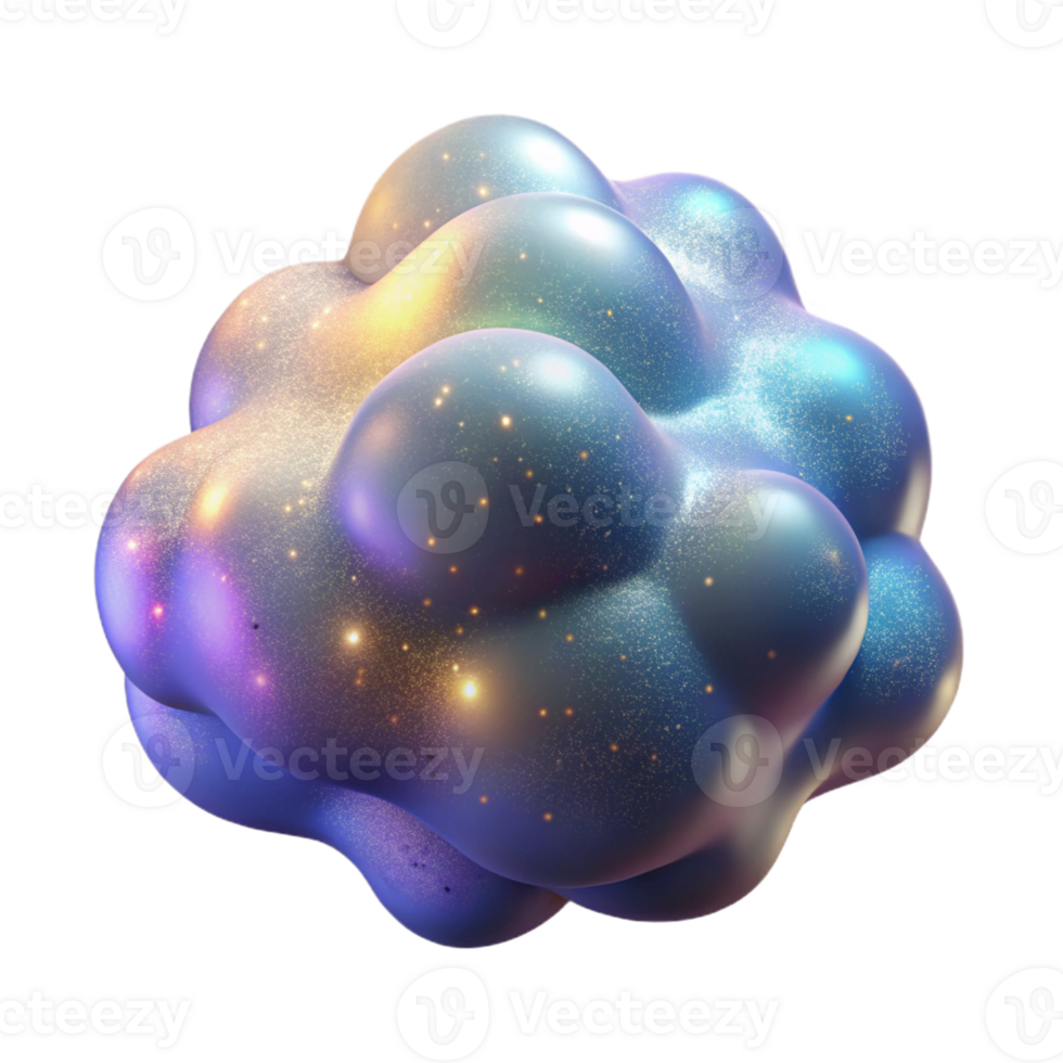 elegant classic A Cloud of Swirling Iridescent Particles exclusive png