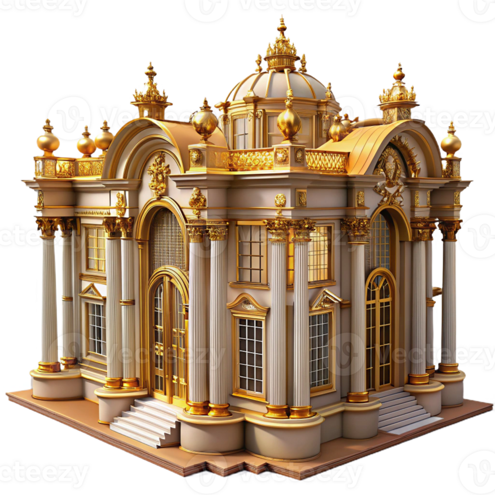 stunning contemporary An Ornate Baroque Palace Gold and Marble high resolution png