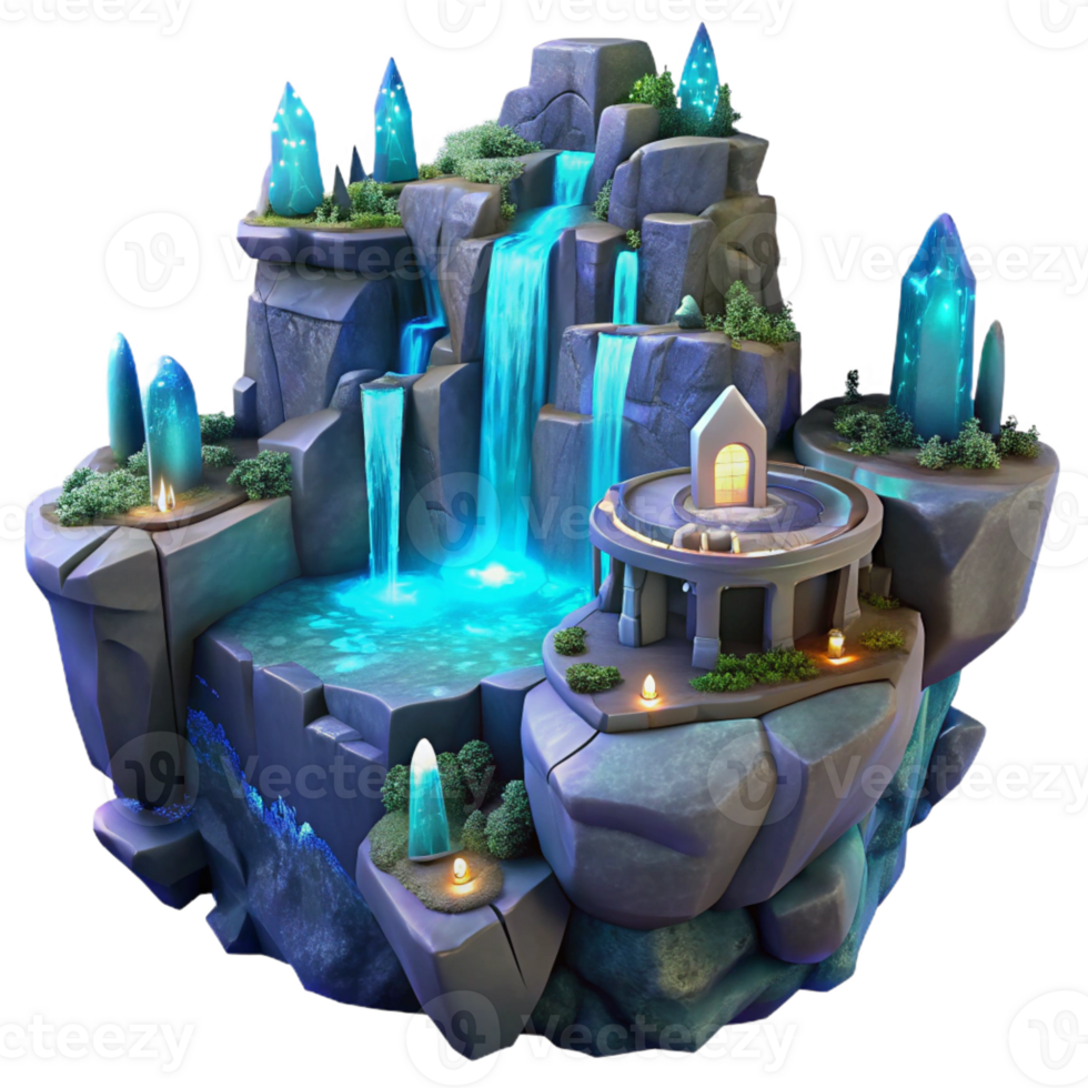 elegant rustic An Alien City Built Into the Side of a C high quality png