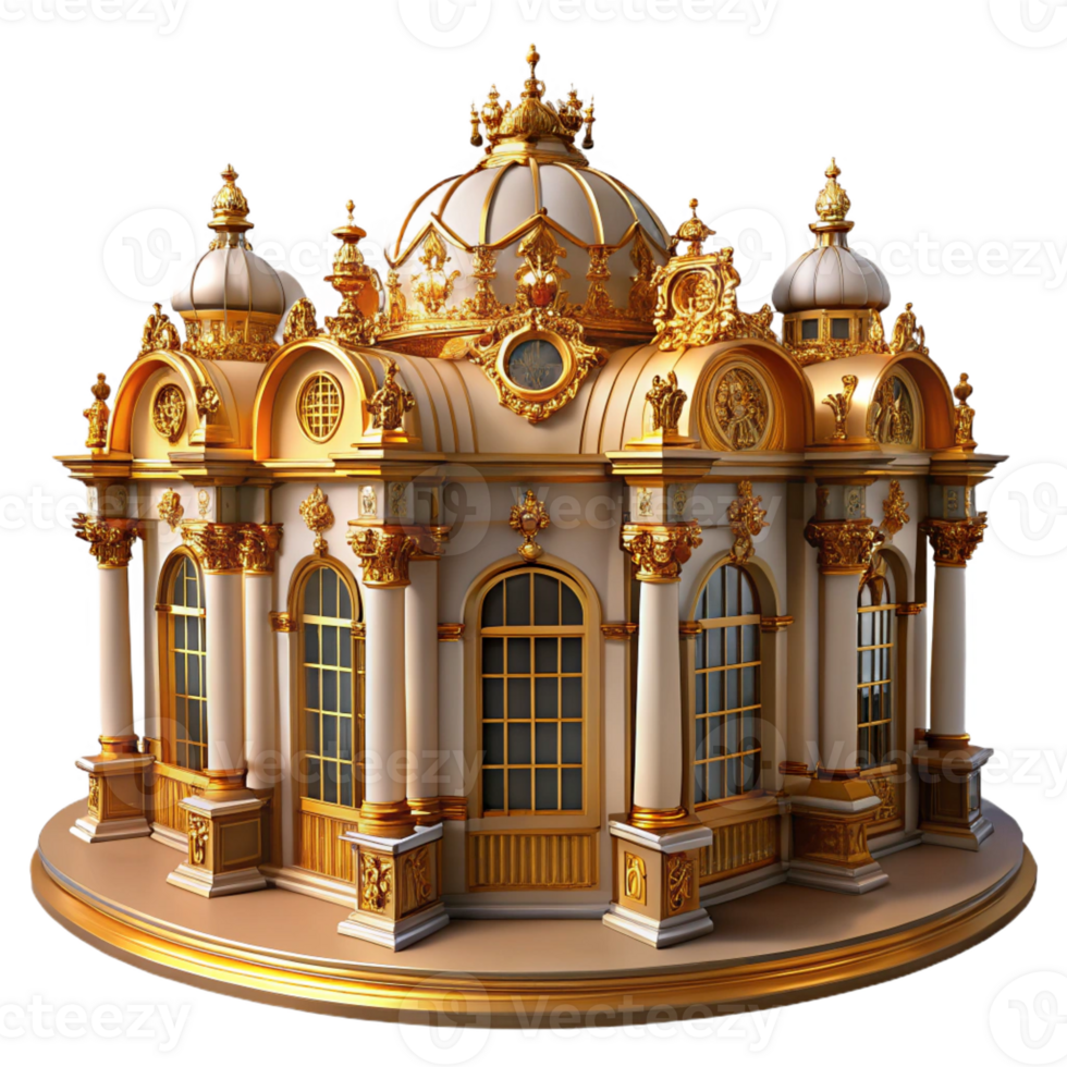 elegant abstract An Ornate Baroque Palace Gold and Marble high resolution png