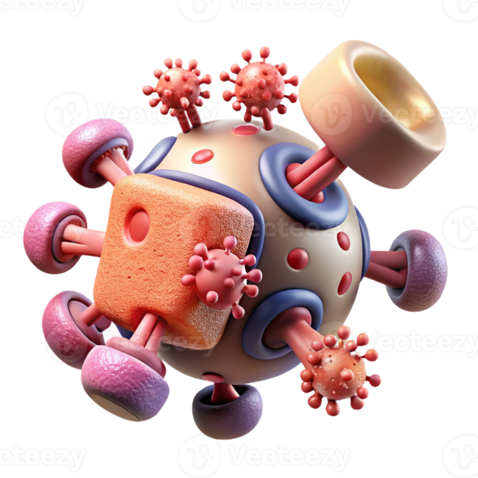 wonderful vintage A Microscopic View of Nanobots Repairing exclusive png